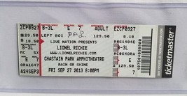 LIONEL RICHIE  - ORIGINAL 2013 UNUSED WHOLE FULL CONCERT TICKET - £11.59 GBP