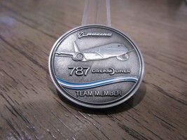 Boeing 787 Dreamliner Firm Configuration Team Member Challenge Coin #786Q - £19.45 GBP