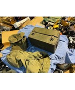LOT3 WW2 U.S. Army Signal Corp Chest CH-53-A Cotton duck bag GRA39, duff... - $241.82 CAD