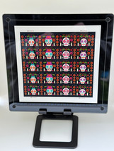 Day of the Dead Collectable Postage Stamp Framed Artwork - £47.07 GBP