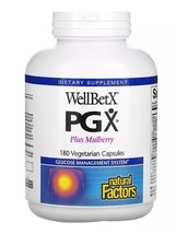 Natural Factors WellBetX PGX Plus Mulberry Glucose Management 180 Caps - £19.65 GBP