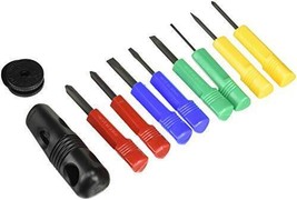 ANEX screwdriver set with magic coin +0 1 2 1.8 2.5 5 6/cut No.5800 JAPAN - £17.49 GBP