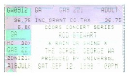 Rod Stewart Concert Ticket Stub September 12 1998 George Washington - £19.77 GBP