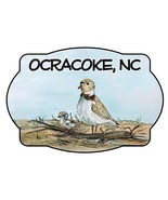 Decal Vinyl Sticker Ocracoke - Shorebird Scene Made in USA - $130.28 MXN+