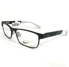 Nike Kids Eyeglasses Frames 5574 015 Black Gray Rectangular Full Rim 47-14-125 - £33.38 GBP