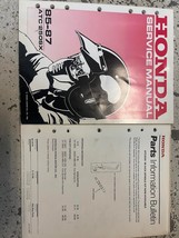 1985 1986 1987 Honda 250SX Servizio Riparazione Negozio Manuale OEM Set - £95.68 GBP