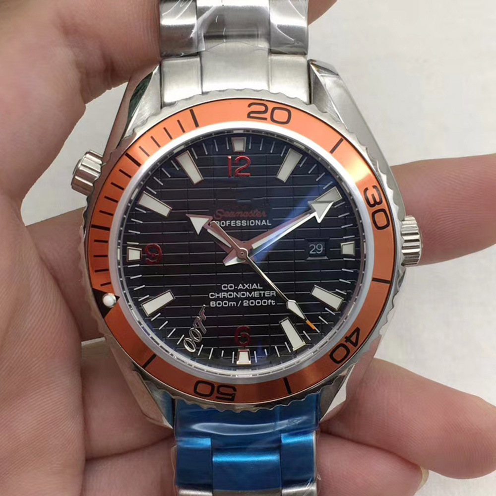 Mechanical Watch 007 Orange Automatic Mechanical Watch Hawkea