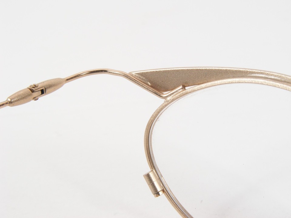 Vintage Pale Gold /Turquoise / MULTICOLOR UNIQUE RARE EYEGLASSES FRAME 46-20-140 Item image 12