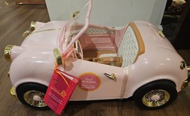Our Generation Retro Car Pink Convertible for 18&quot; Doll American Girl Lights - £102.29 GBP
