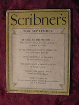 Scribner&#39;s Magazine September 1936 Reinhold Niebuhr - £10.35 GBP
