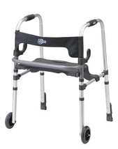 Clever-Lite Walker w/Seat & Push-Down Brakes - $3,384.25 MXN