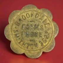 VINTAGE SMITHTON MISSOURI TOKEN - BROOKDALE FARMS - GOOD FOR ONE QUART MILK - £9.73 GBP