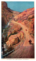 Ute Pass Williams Range Colorado Vintage Postcard w/ Insurance Advertising Back - £3.03 GBP