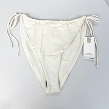 NEW Good American 5 US 2XL Tiny Tiny Ties Bikini Bottom Cream Ivory Sexy Beach - £19.22 GBP