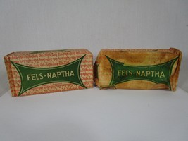 Fels-Naptha Laundry Bar Soap 6.5 oz Unopened Vintage Lot of 2  Paper Wrapper  - £13.29 GBP