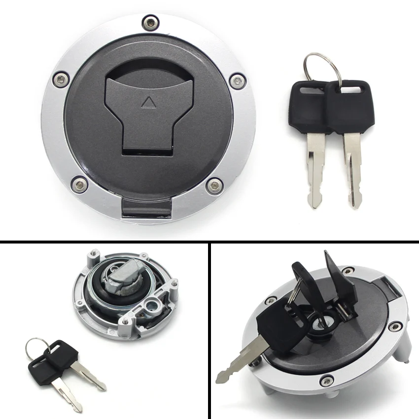 Motorcycle Ignition Fuel Gas Tank Cap Cover Lock For Honda GROM125 AC CB... - £50.26 GBP