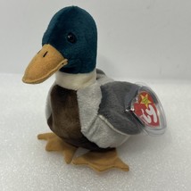 TY ORIGINAL BEANIE BABY – Jake The Duck – 7” Mint Condition Protective Case - $9.89