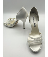 Alisha Hill Grace Women&#39;s Platform Shoes White Dyeable High Heels - $60.17 CAD