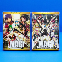 Magi The Labyrinth &amp; Kingdom of Magic Complete Anime Series Blu-ray Set - £629.07 GBP