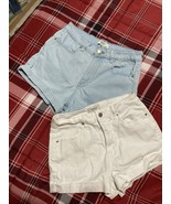 Forever 21 Denim Light Blue &amp; White Jean Shorts Misses/Women Size 25 Set - €8,48 EUR