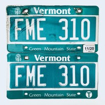 2020 United States Vermont Green Mountain Passenger License Plate FME 310 - £20.86 GBP