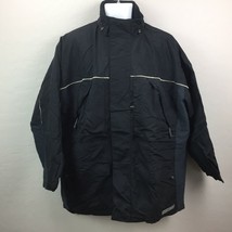Old Navy Men&#39;s Black Zip Up Jacket Coat Winter Warm 2XL XXL - £35.91 GBP