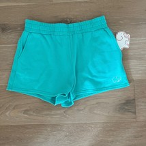 Ivory Ella Cockatoo Blue Pull-On Fleece Shorts NWT - $19.99
