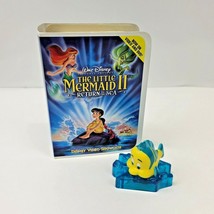 1996 McDonalds Disney Masterpiece Little Mermaid II VHS Box Flounder Happy Meal - £6.00 GBP