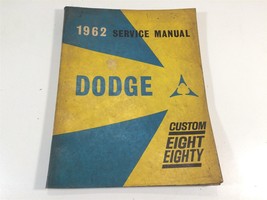 1962 Service Manual Dodge Passenger Car Custom Eight Eighty OEM Factory ... - £39.30 GBP