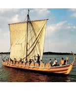 1990s Helge Ask Viking Warship Denmark Postcard Unposted Vtg Scandinavia... - $27.22 CAD