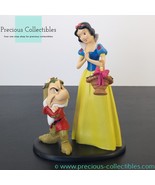 Extremely rare! Vintage statue of Snow white with Grumpy. Walt Disney st... - £313.02 GBP