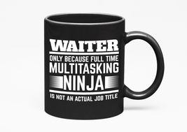 Make Your Mark Design Multitasking Ninja. Cool, Black 11oz Ceramic Mug - £17.00 GBP+