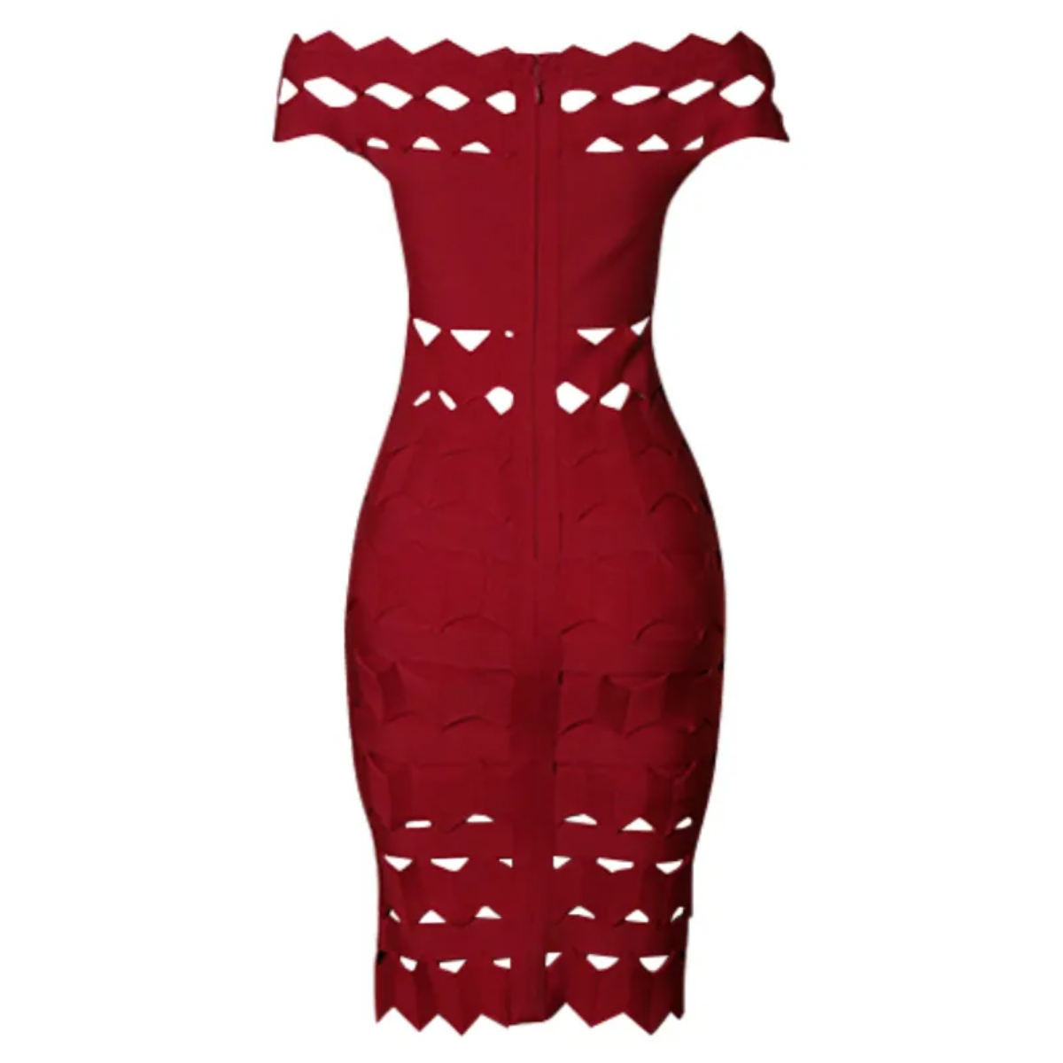 Summer Sexy Off Shoulder Burgundy Black Beige Blue Mini Bodycon Bandage Dress Item image 3