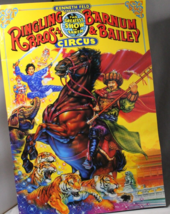 Ringling Brothers and Barnum Bailey Circus Program 122nd Edition Poster ... - £11.27 GBP