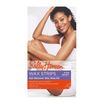 Sally Hansen Hair Remover Kit, 1 Count, Quick and Easy Wax Strip Kit (Packaging - £9.75 GBP