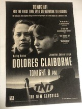 Dolores Claiborne Tv Guide Print Ad Kathy Bates Jennifer Jason Leigh Tpa16 - £4.57 GBP