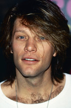 Jon Bon Jovi candid portrait in white shirt 18x24 Poster - $23.99