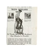 Goodyear Bicycle Tires Blue Streaks 1917 Advertisement Antique Bikes DWII9 - €17,14 EUR