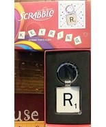 Wild &amp; Wolf Scrabble Keyring Fob Letter Alphabet R E A F - $14.77