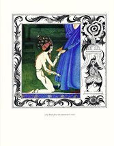 Art Deco Kay Nielsen Print Vintage Book Plate original Illustration 1977 Art  - £5.89 GBP