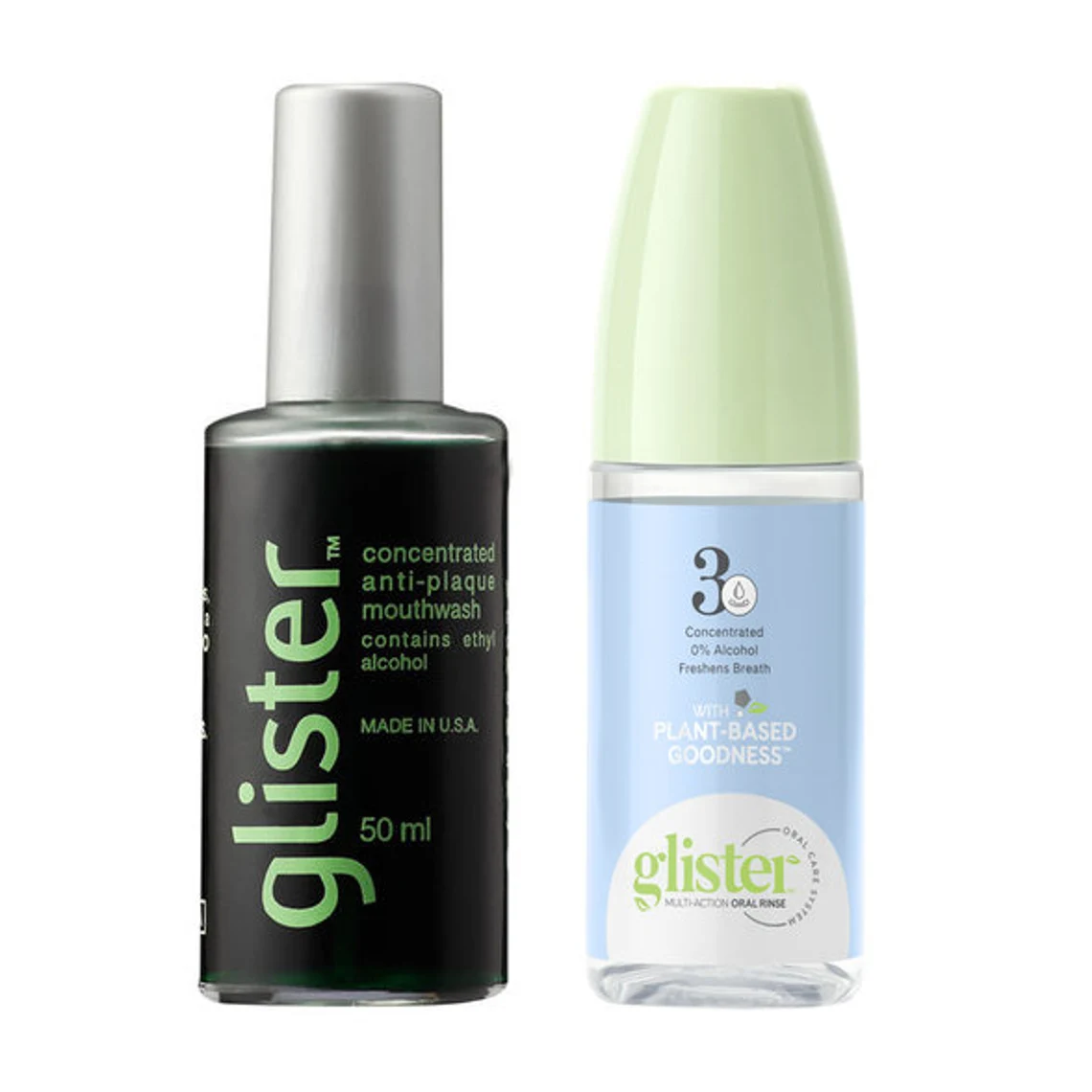 2 Bottles Amway GLISTER Concentrated Anti-Plaque Mouthwash 50ml DHL EXPRESS - £78.93 GBP