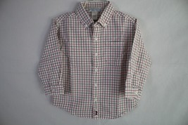 JANIE and JACK Boy&#39;s Long Sleeve Button Down Shirt size 18-24 M - £10.25 GBP