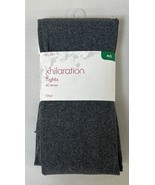 Women&#39;s Xhilaration 40 Denier Tights Charcoal Heather M/L New - £7.56 GBP