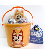 BLUEY Bath Bomb Bucket (Sponge, Bucket, 2 Bombs) (BBC LUDO) Orange Chill... - $316.68 MXN