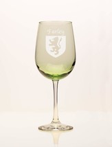 Farley Irish Coat of Arms Green Wine Glass - £54.26 GBP