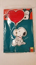 Vintage Peanuts Snoopy heart balloon ornament Kurt Adler - NOC NOS PE5 - £9.43 GBP