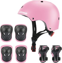 Celoid Kids Helmet Pad Set,Adjustable Kids Skateboard Bike Helmet Knee A... - $45.93