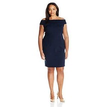 Adrianna Papell Womens Size Off Shoulder Fitted Dress Plus, Size 18W - £48.19 GBP