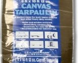 INTEX SUPPLY CO K-CT0810B 8x10 12OZ Brown Canvas Tarp, 8" x 10"/12 oz - $65.50