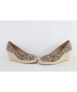 J Crew Womens Size 11 Leopard Print Roped Espadrilles Wedges Heels Shoes - $629.63 MXN